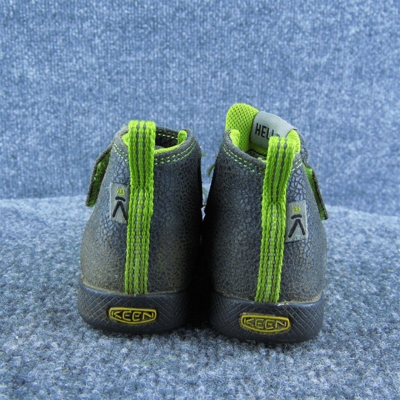 KEEN Boys Sneaker Shoes Gray Synthetic Hook & Loop Size‎ T 4 Medium - Picture 5 of 9